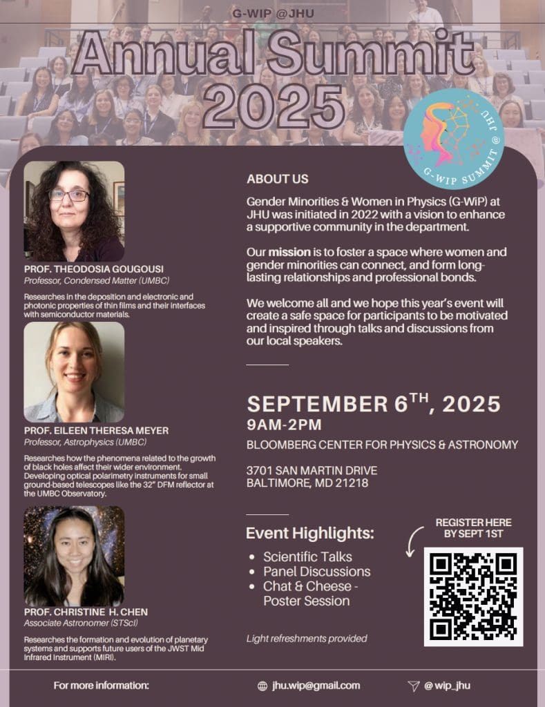 2025 G-WiP Annual Summit Flyer